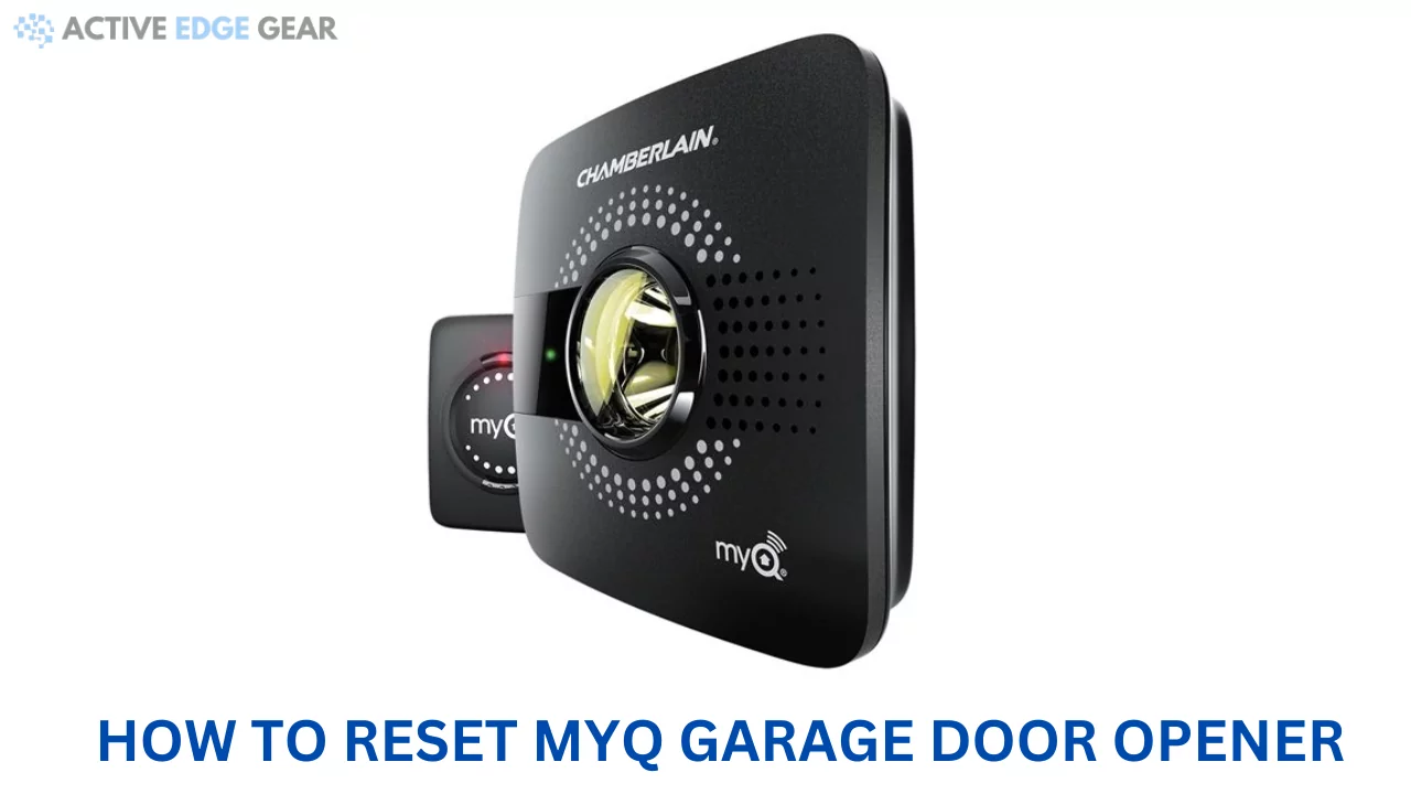 how to reset myq garage door opener